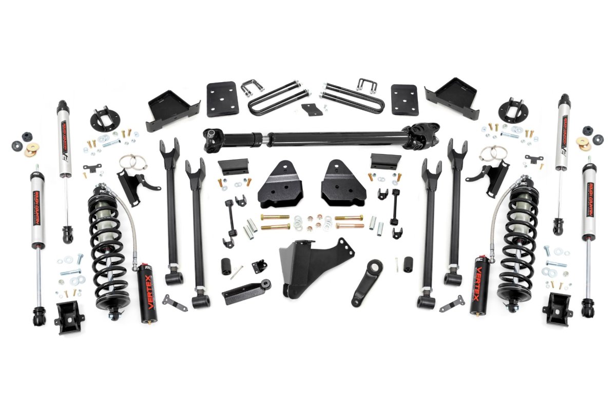 Ford F-350 Super Duty Suspension Lift Kit - Rough Country - 6 Inch Lift Kit  |  4-Link  |  C/O V2 - '17-'22
